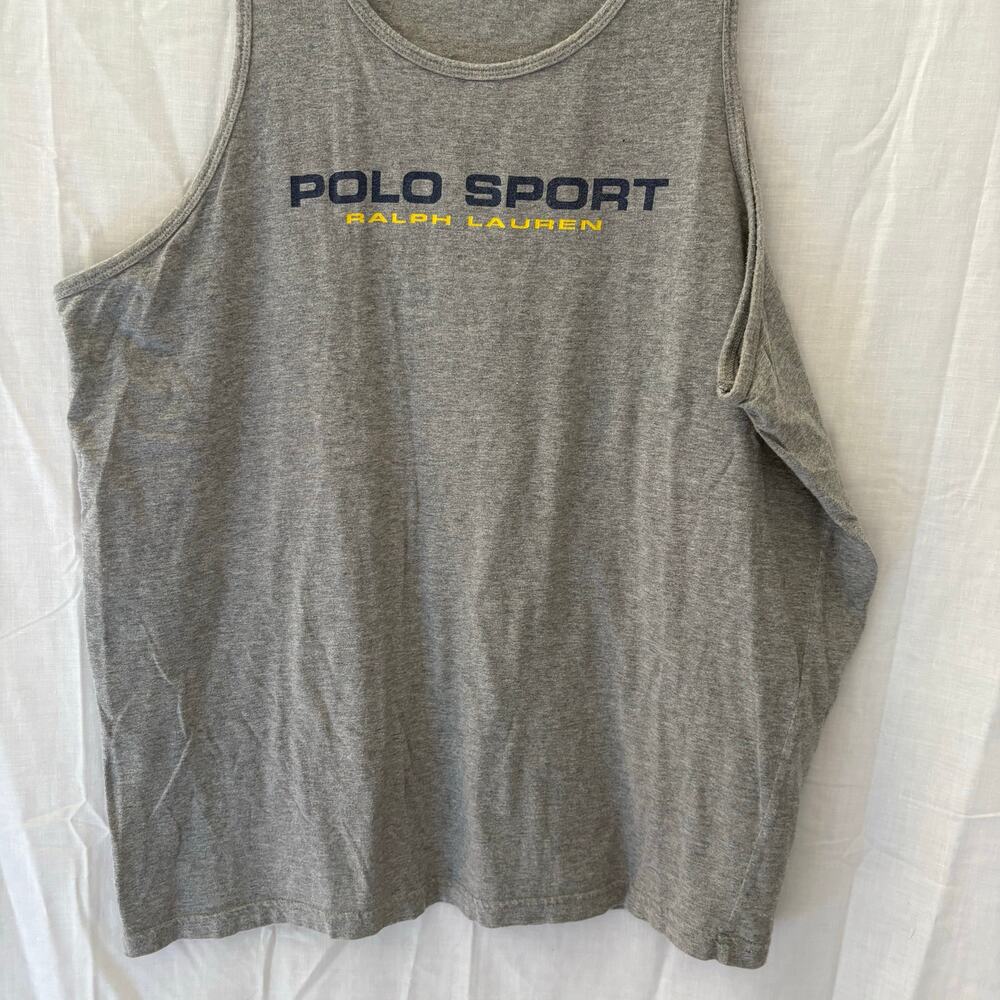Polo Sport Ralph Lauren Vintage 90s Y2K Tank Top Size Large - Picture 3 of 5